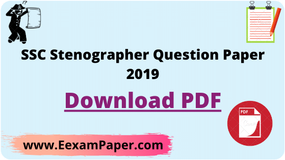 [PDF] SSC Stenographer Previous year Question papers with Solutions Download, (Download) SSC Stenographers Grade C&D Exam Papers, SSC Stenographer Question Papers | SSC Steno Previous Year Paper Pdf, SSC Stenographer Previous Papers PDF | Group C & D Exam Old Papers, SSC Stenographer Question Paper 2019 PDF Hindi & English, ssc stenographer question paper 2019 pdf, ssc stenographer question paper 2019 pdf download, ssc stenographer question paper 2019 pdf - qmaths, ssc stenographer 2019 question paper pdf in hindi, ssc stenographer 2019 question paper