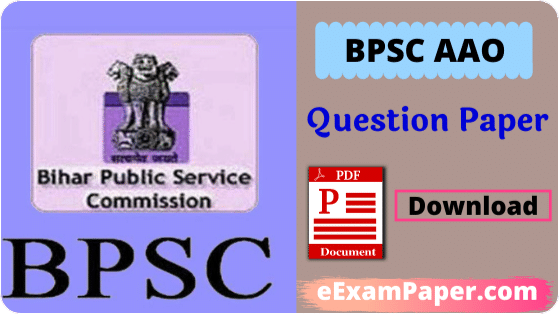 bpsc-aao-previous-year-question-paper-hindi-english